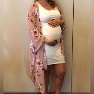 Pink Blush Maternity Cover Up